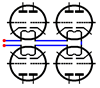 Alimentazione dei filamenti delle valvole termoioniche in serie fra loro