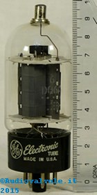 Esempio di valvola di potenza con involucro in vetro 6dq6a pentodo general electric