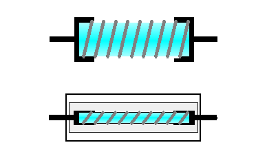 Disegno tecnico Resistori a filo