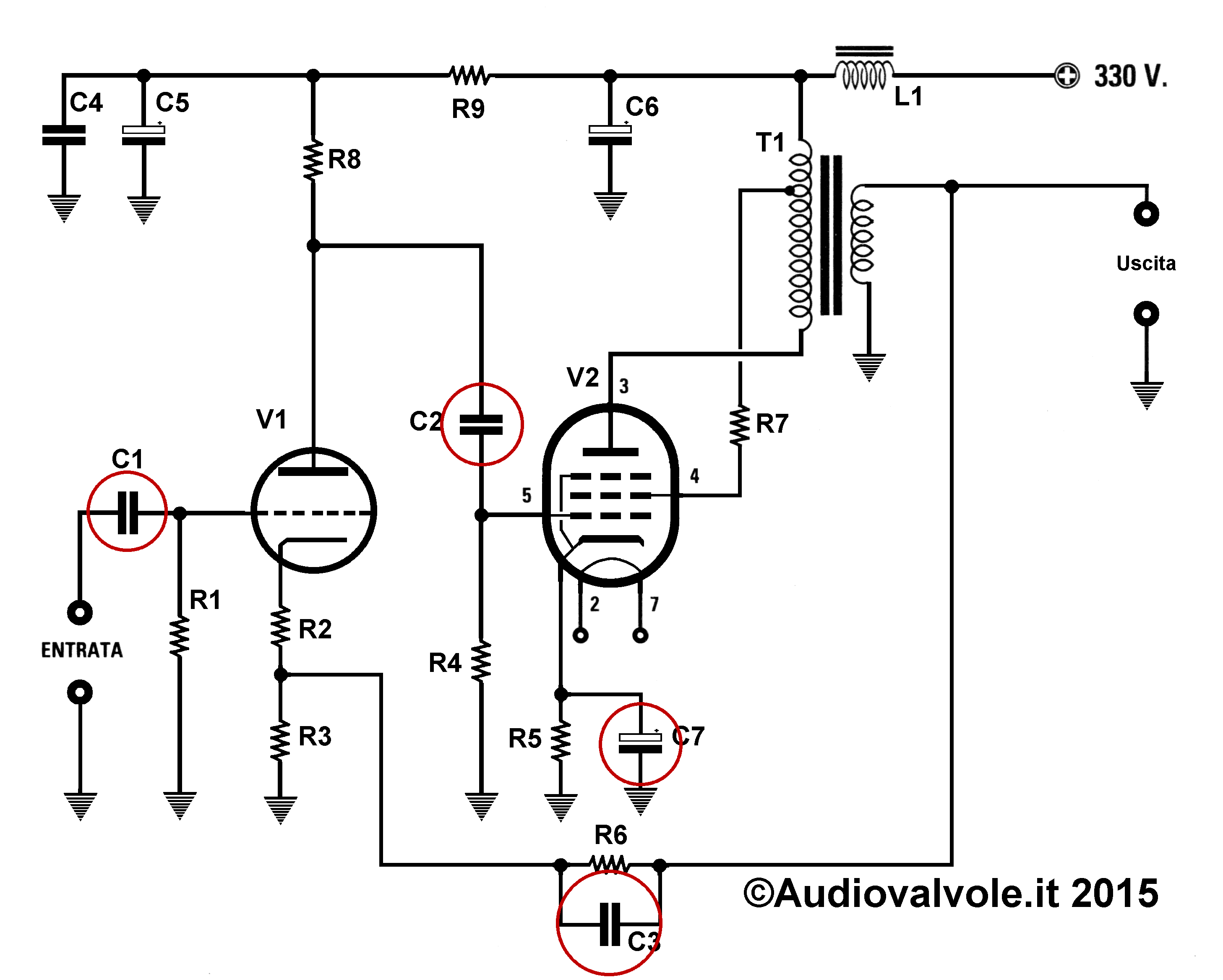 Amplificatore TCC 250uF 25V Condensatore VINTAGE-Valvola per radio 