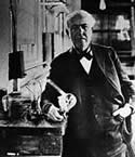 Thomas A. Edison foto di repertorio