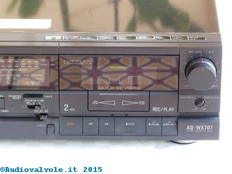 Registratore e riproduttore di cassette magnetiche o piastra di registrazione stereo