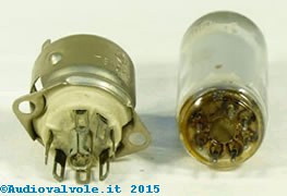 Zoccolo miniatura 7pin b7g per valvole termoioniche