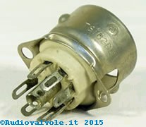 Zoccolo miniatura 7pin b7g per valvole termoioniche