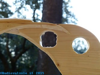Struttura in legno che ospiterà la campana e arduino uno con la circuiteria di contorno.
