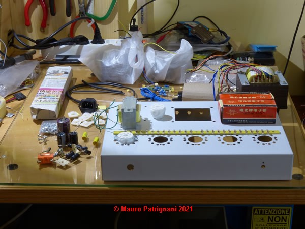 Kit amplificatore valvolare cinese come viene consegnato