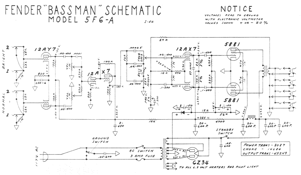 Schema amplificatore Fender "bassman" 5f6a