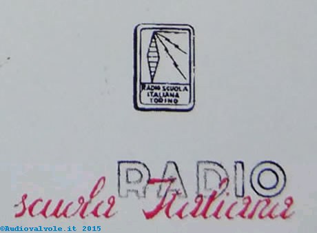 Prova Valvole scuola radio elettra - marchio scuola radio elettra