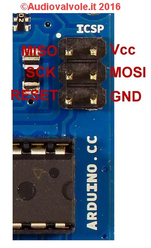 Connettore ICSP (In-Circuit Serial Programming)