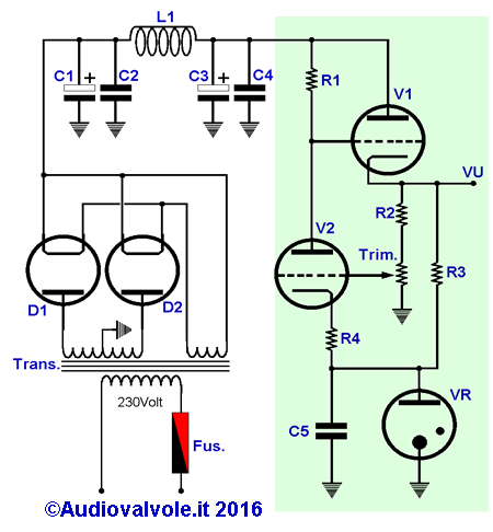 Alimentatore stabilizzato regolabile