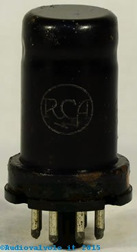 6ac7 RCA Pentodo con involucro metallico