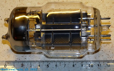 Esempio di valvola di potenza con involucro in vetro 6c33c-b triodo di potenza