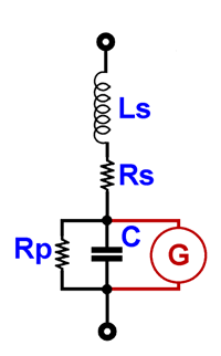 Circuito equivalente condensatore reale