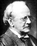 Joseph John Thomson, Nobel per la fisica nel 1906, fisico britannico, è noto per aver scoperto la particella di carica negativa: l'elettrone
