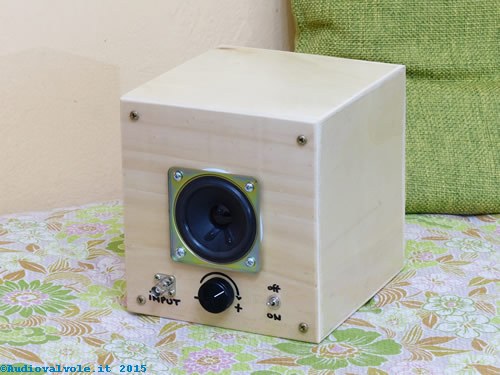 Amplificatore audio per laboratorio elettronico