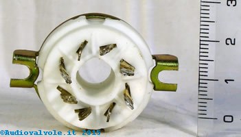 Zoccolo Octal K8A per valvole termoioniche octal