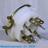 Zoccolo Octal K8A per valvole termoioniche octal