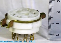 Zoccolo Octal K8A per valvole termoioniche octal