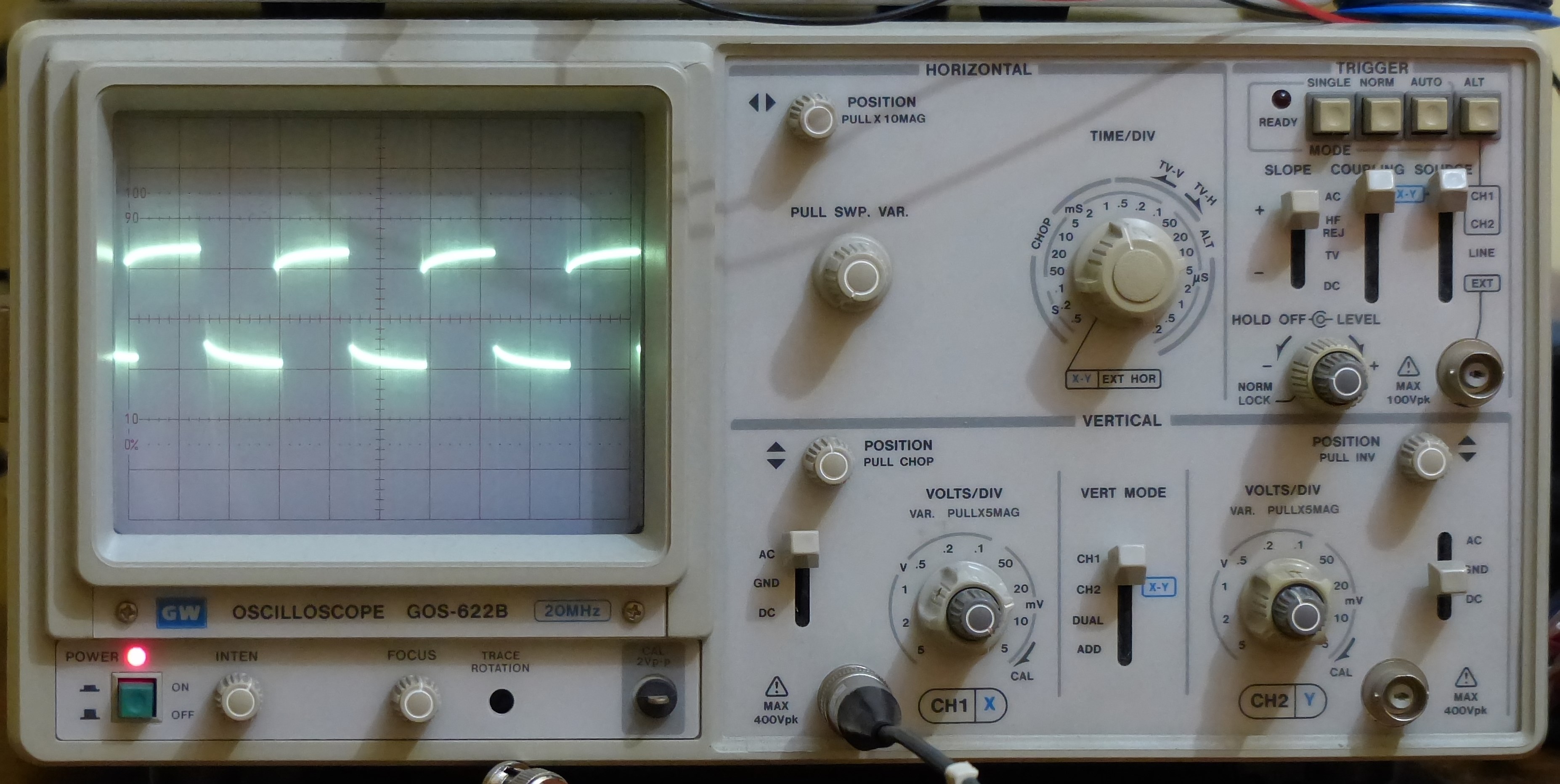 Desolfatatore gigapulse per batteria al piombo: Verifica funzionamento