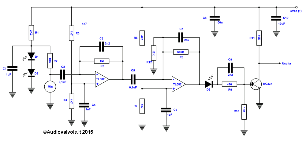 Lampada Stroboscopica LED sincronizzata con il suono - Arduino uno e lo Shield Strobo Syncro.