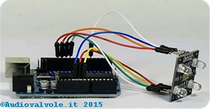 Collegamento di arduino con il sensore per la realizzazione di un prototipo