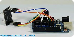 Collegamento di arduino con il sensore per la realizzazione di un prototipo