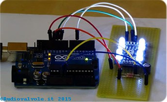 Prove di funzionamento sul prototipo dello spettrofotometro.