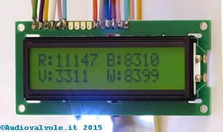 Integrazione di un diplay lcd nello spettrofotometro