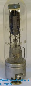 Triodo amplificatore HF per trasmissione RS237 Telefunken