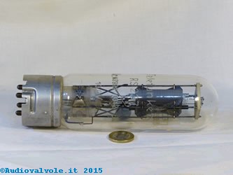 Triodo amplificatore HF per trasmissione RS237 Telefunken