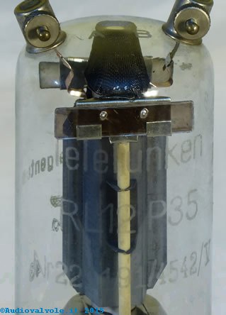 Pentodo di potenza per trasmissione radio Wehrmacht RL12P35