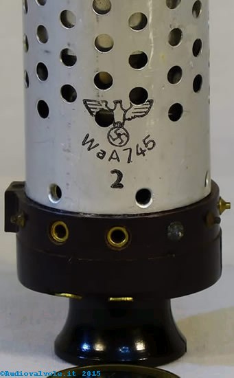 Pentodo amplificatore HF Wehrmacht RV 12P 4000