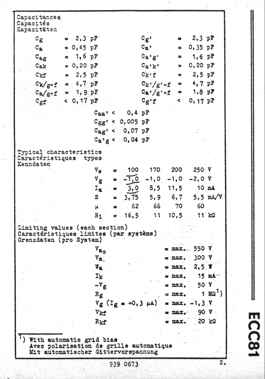Caratteristiche ecc81 / 12at7 Pagina 2